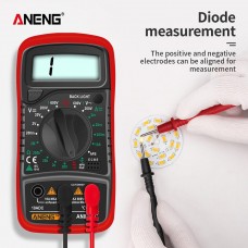 Цифровий мультиметр Aneng AN8205C червоний