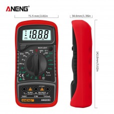 Цифровий мультиметр Aneng AN8205C червоний