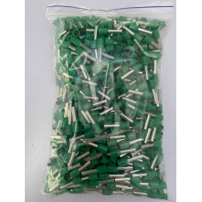 Наконечник трубчастий VE4012 - 4-12 мм з ізоляцією 1000шт зелений
