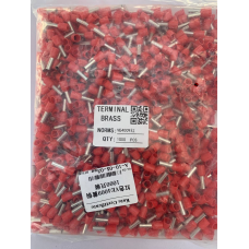 Наконечник трубчастий VE4009 - 4-09 мм з ізоляцією 1000шт червоний