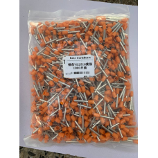 Наконечник трубчастий VE2518 - 2,5-18 мм з ізоляцією 1000шт помаранчевий