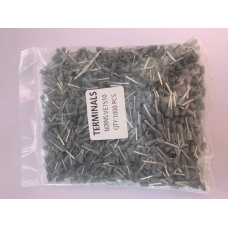 Наконечник трубчастий VE7510 - 0,75-10 мм з ізоляцією 1000шт сірий