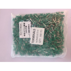 Наконечник трубчастий VE7510 - 0,75-10 мм з ізоляцією 1000шт зелений