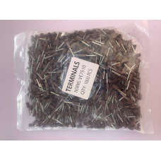 Наконечник трубчастий VE7510 - 0,75-10 мм з ізоляцією 1000шт коричневий