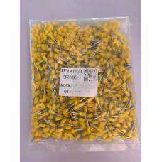 Наконечник трубчастий VE7508 - 0,75-8 мм з ізоляцією 1000шт жовтий