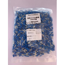 Наконечник трубчастий VE7508 - 0,75-8 мм з ізоляцією 1000шт синій