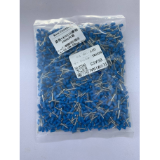 Наконечник трубчастий VE0510 - 0.5-10 мм з ізоляцією 1000шт синій