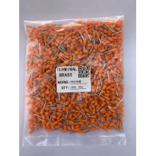 Наконечник трубчастий VE0508 - 0,5-8 мм з ізоляцією 1000шт помаранчевий