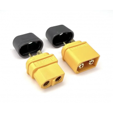 Роз'єми силові Amass XT60H-M та XT60H-F (пара, тато+мама)