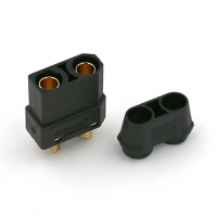 Роз'єми силові Amass XT90H-F (мама) (чорний)