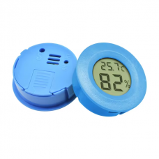 Термометр-гігрометр цифрової міні для будинку/квартири/теплиці/тераріуму (синій)