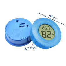 Термометр-гігрометр цифрової міні для будинку/квартири/теплиці/тераріуму (синій)
