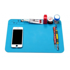 Килимок органайзер на робочий стіл TE-509 30 см на 20 см (силіконовий антистатичний термостійкий)