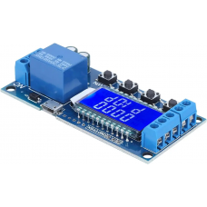 Циклічний таймер затримки із РК-дисплеєм, реле часу XY-LJ02 5-30В Циклічний таймер затримки із РК-дисплеєм, реле часу XY-LJ02 5-30В