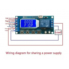Циклічний таймер затримки із РК-дисплеєм, реле часу XY-LJ02 5-30В Циклічний таймер затримки із РК-дисплеєм, реле часу XY-LJ02 5-30В