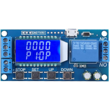 Циклічний таймер затримки із РК-дисплеєм, реле часу XY-LJ02 5-30В Циклічний таймер затримки із РК-дисплеєм, реле часу XY-LJ02 5-30В