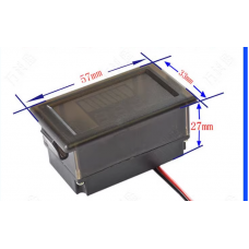 Вольтметр з індикатором рівня заряду батареї 12-60 В (синій) (вологозахищений)