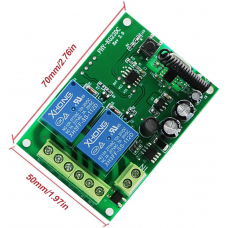 Радіореле дистанційний вимикач 2 каналу 12-36В KG23DC