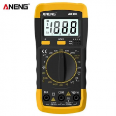 Мультиметр Aneng AN-A830L вимірювання: V, A, R