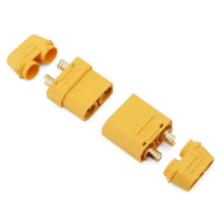 Силовий роз'єм Amass XT90-H (F+M) (мама та тато) (90A, 500V) з ковпачками