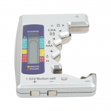 Тестер акумуляторів, батарейок BT-886 LCD BATTERY TESTER, AA, AAA, 9 В, R14, R20, CR, LR (Білий) Тестер акумуляторів, батарейок BT-886 LCD BATTERY TESTER, AA, AAA, 9 В, R14, R20, CR, LR (Білий)