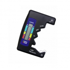 Тестер акумуляторів, батарейок BT-886 LCD BATTERY TESTER, AA, AAA, 9 В, R14, R20, CR, LR (чорний)
