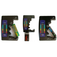 Тестер акумуляторів, батарейок BT-886 LCD BATTERY TESTER, AA, AAA, 9 В, R14, R20, CR, LR (чорний)