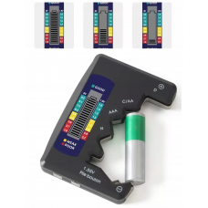 Тестер акумуляторів, батарейок BT-886 LCD BATTERY TESTER, AA, AAA, 9 В, R14, R20, CR, LR (чорний)