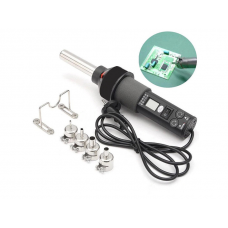 Паяльна станція GJ-8018 LCD 450 Вт термофен для паяння IC SMD BGA Чорний