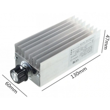 Тиристорний диммер 10 кВт для регулювання напруги, потужності 220 В Тиристорний диммер 10 кВт для регулювання напруги, потужності 220 В