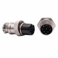 Роз'єм циліндричний GX16 8pin (мама+тато)