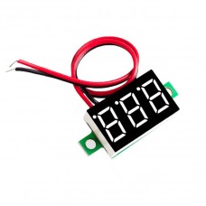 Двопровідний вольтметр 0,36 дюймів DC4.5 V30V безкорпусний зелений
