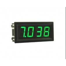 Цифровий вольтметр DC 0-99,99 у (100 в), 4-розрядний, 0,56 дюйма, 3-дротовий, з регулюванням (зелені цифри)