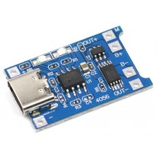 Зарядний модуль Li-ion на TP4056 Type-c, із захистом