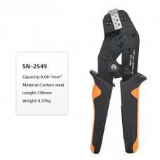 Кримпер SN 2549, кліщі для обтиску дротів.  AWG 28-18 (0.08-0.5/0.25/0.5/1.0mm2)