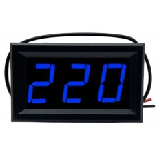 Вольтметр цифровий AC 70-500V DSN-DVM-568AC вбудований (змінний струм) Синій