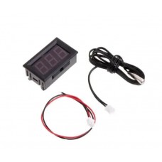 Цифровий термометр —50 ~ 110 °C, DC 5-12В, з виносним датчиком, червоний