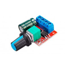 ШИМ регулятор швидкості двигуна DC 4.5-35В 5А Mini PWM оборотів 0-100%