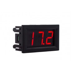 Вольтметр цифровий DC 4,5 — 30 В, 0.36 LED, Червоний, у корпусі