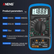 Цифровий мультиметр Aneng AN8205C синій Цифровий мультиметр Aneng AN8205C синій