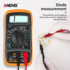 Цифровий мультиметр Aneng AN8205C жовтий