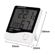 Термогігрометр із годинником НТС-1  (температура і вологість)