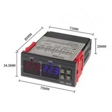 Терморегулятор STC 3008 (від -55 до 110 °C 12V) Терморегулятор STC 3008 (від -55 до 110 °C 12V)