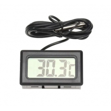 Цифровий термометр TPM-10 з датчиком на дроті 1м, чорний FY-10