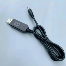 Кабель шнур 5v на 12v, з перетворювачем для роутера DC 5.5 х 2.1 від павербанка usb