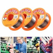Припій 63/37 Kaina model B з каніфоллю 50 г діам. 0.8мм