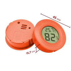 Термометр-гігрометр цифрової міні для будинку/квартири/теплиці/тераріуму (Orange)