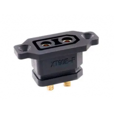 Силовий роз'єм-вилка Amass XT90E-F «мама» для встановлення на плату або корпус 30A/60А 500В